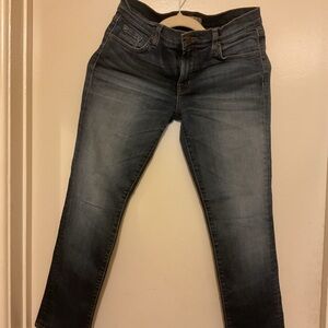 J Brand Women's Skinny Jeans in Dark Blue Wash